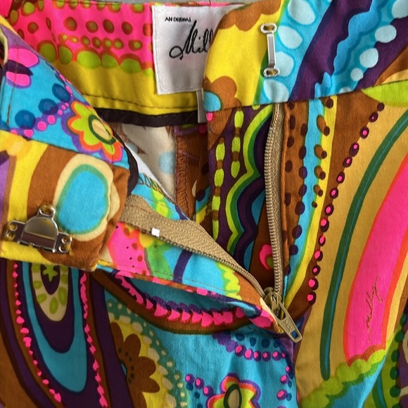 Milly of New York Bright Pattern Shorts sz 4 - Picture 2 of 8